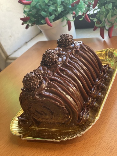 [1460] Super Fatia Rocambole Chocolate