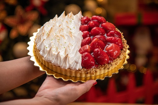 [1255] Torta de Morango com Limão