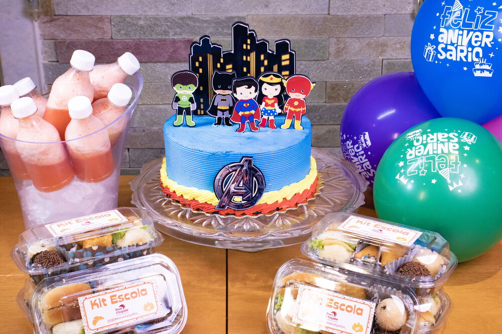 Kit Festa Meu Niver na Escola | Doces & Salgados