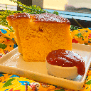 Bolo de Milho Verde com Goiabada (Fatia)